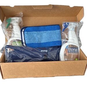 Bona Multi-Surface Floor Cleaning Kit – Mop, Sprays & Refills, NWT